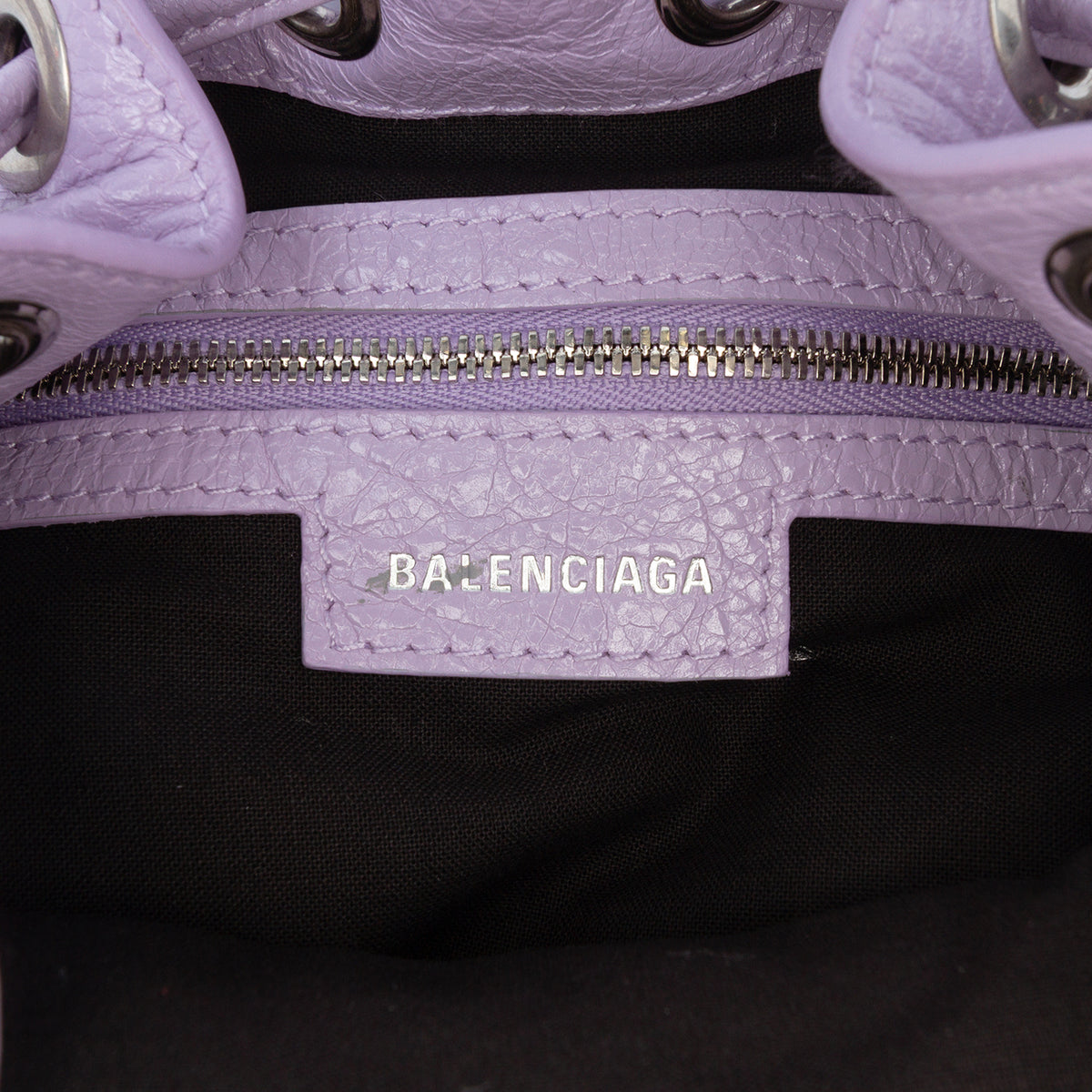 Sac Balenciaga Cuir d’agneau Le Cagole Sac seau XS – photo 5