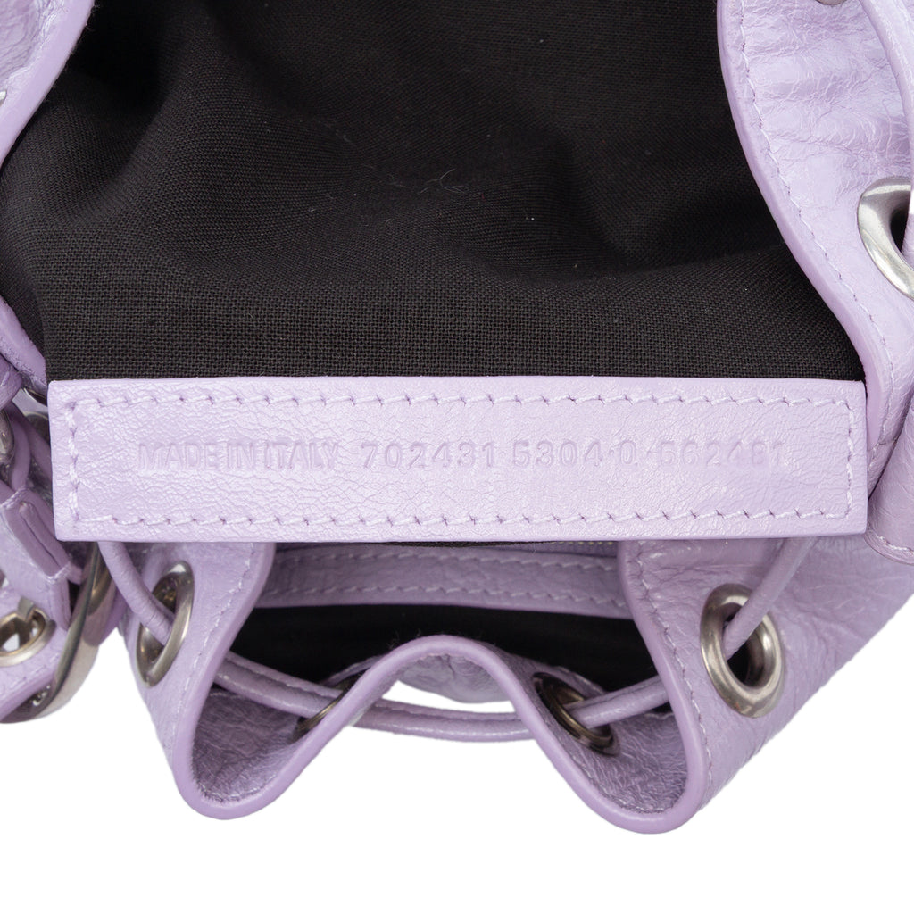 Sac Balenciaga Cuir d’agneau Le Cagole Sac seau XS – photo 6