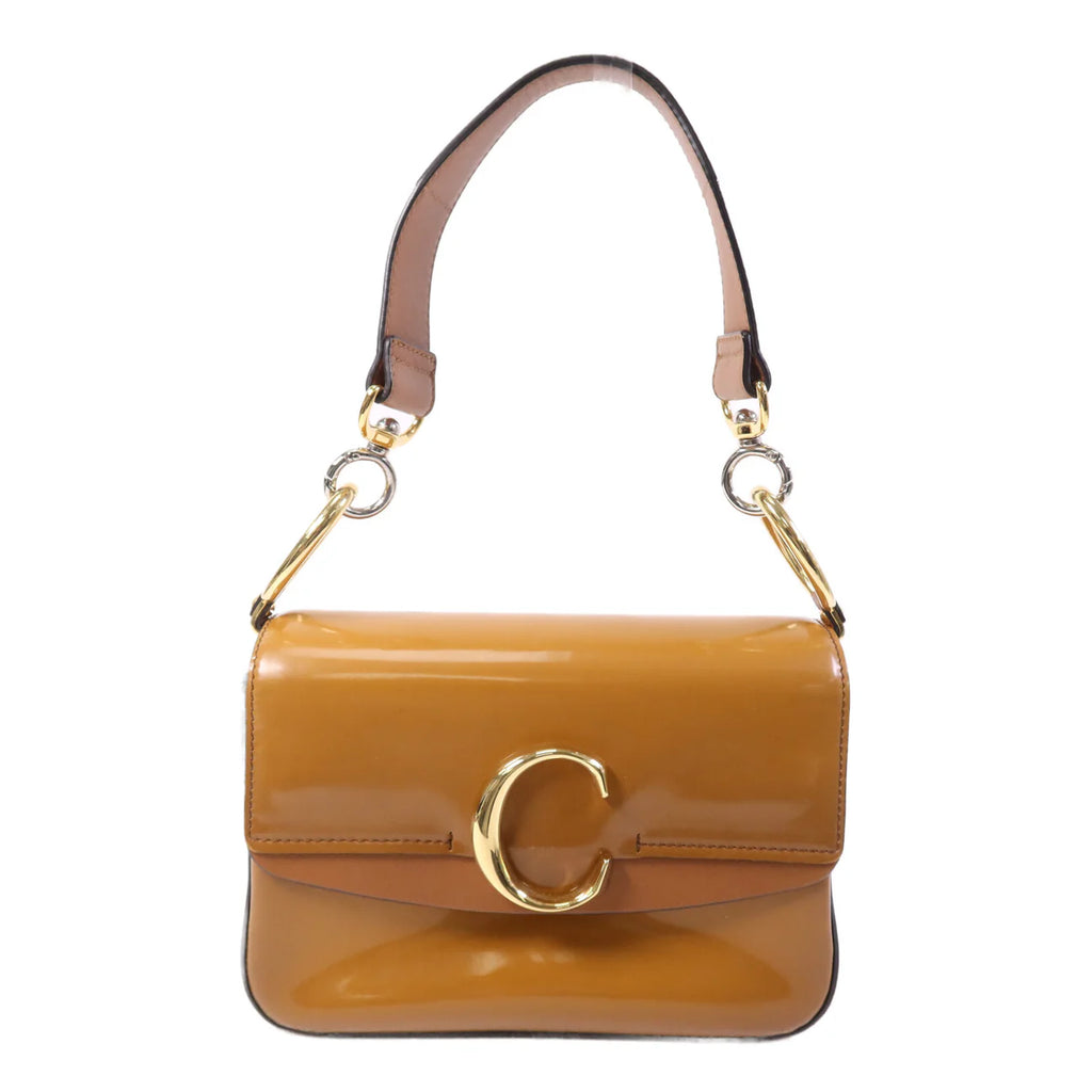 Sac Porté épaule GHW en cuir verni C