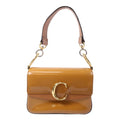 Sac Porté épaule GHW en cuir verni C