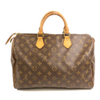 Sac Speedy 35 en toile monogram marron