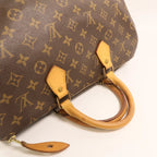 Sac Speedy 35 en toile monogram marron