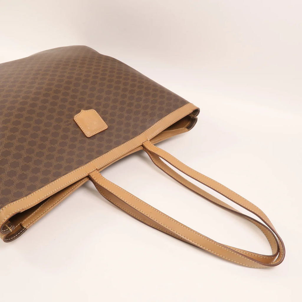 Tote Bag GHW aus Monogramm-Leinen braun