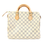 Sac Speedy 30 Vintage en toile damier azur
