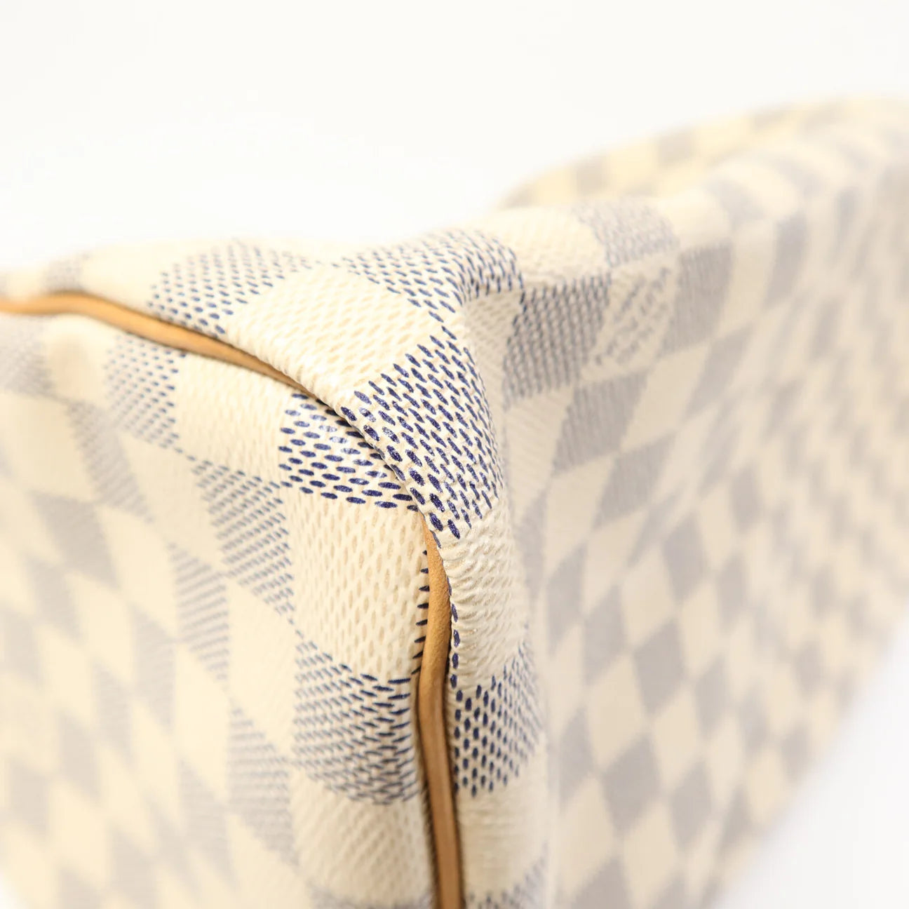 Sac Speedy 30 Vintage en toile damier azur