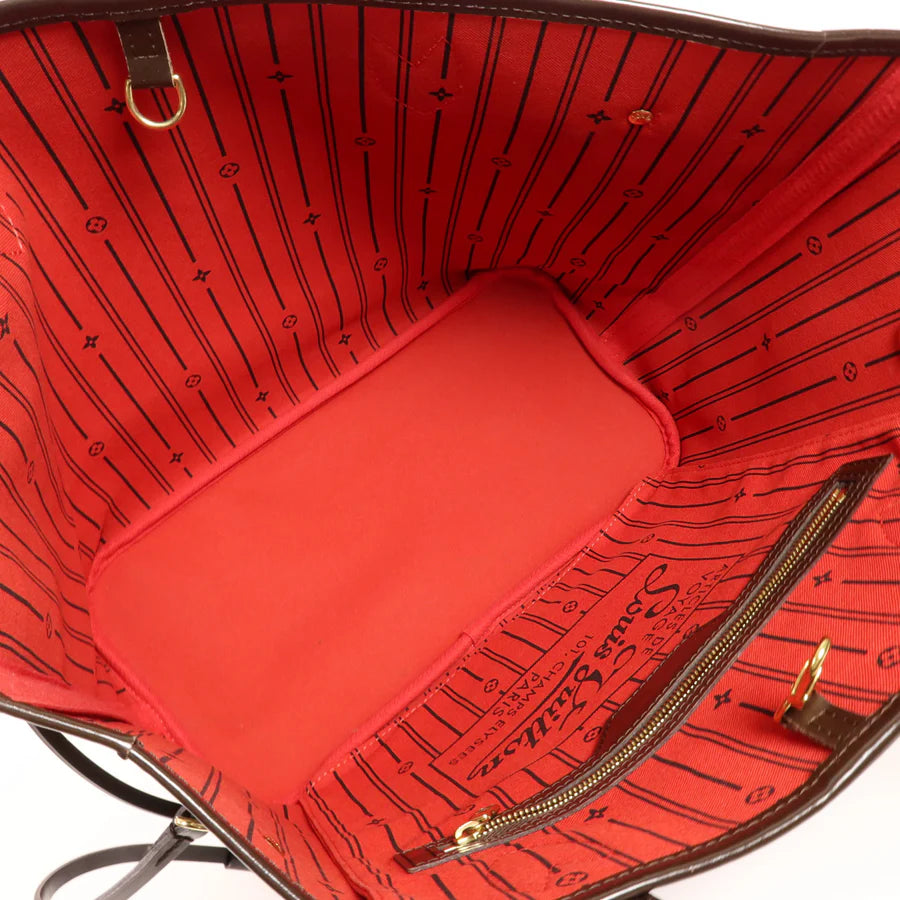 Sac Neverfull MM Vintage en toile damier ébène