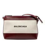Sac Balenciaga Toile Logo Bandoulière - Marron