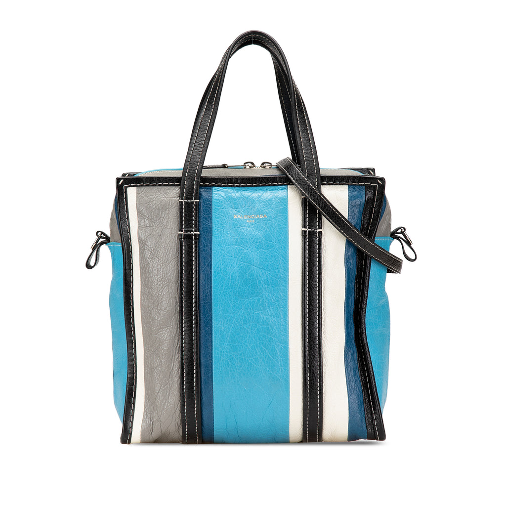 Sac Balenciaga Cuir d’agneau Bazar Cabas Sac à main S - Bleu
