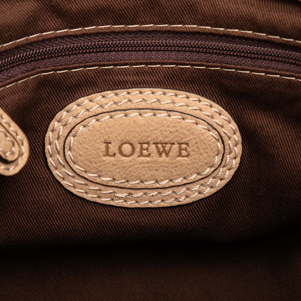 Sac Loewe Nubuck Anagram Madrid Fringe Sac porté épaule – photo 5