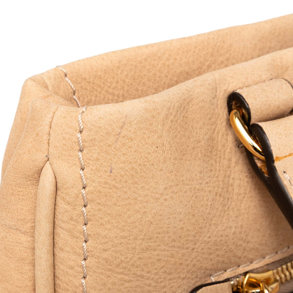 Sac Loewe Nubuck Anagram Madrid Fringe Sac porté épaule – photo 7