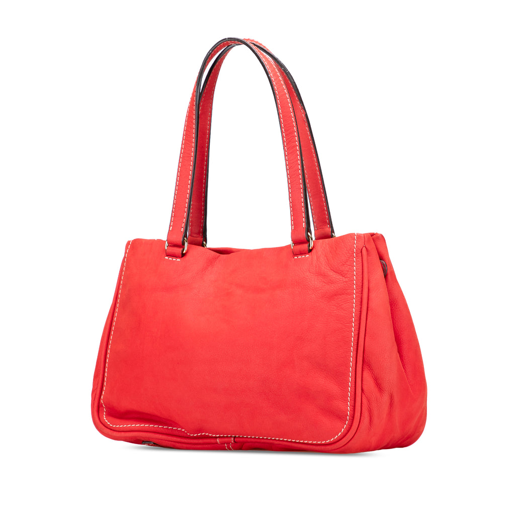 Sac Loewe Nubuck Anagram Madrid Fringe Sac porté épaule – photo 2