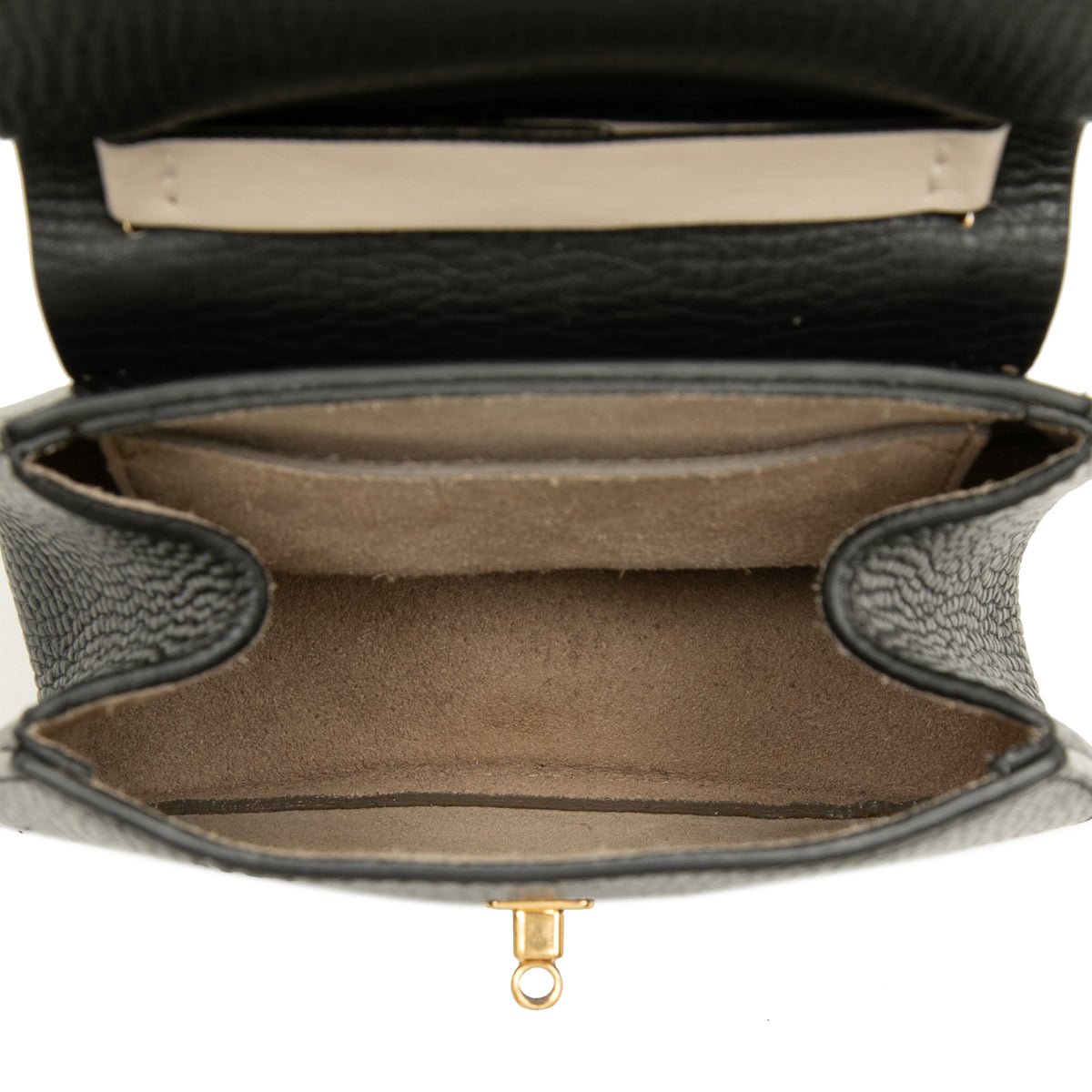 Sac Chloé Mini Bicolore Grained Cuir de veau Drew Bandoulière – photo 4
