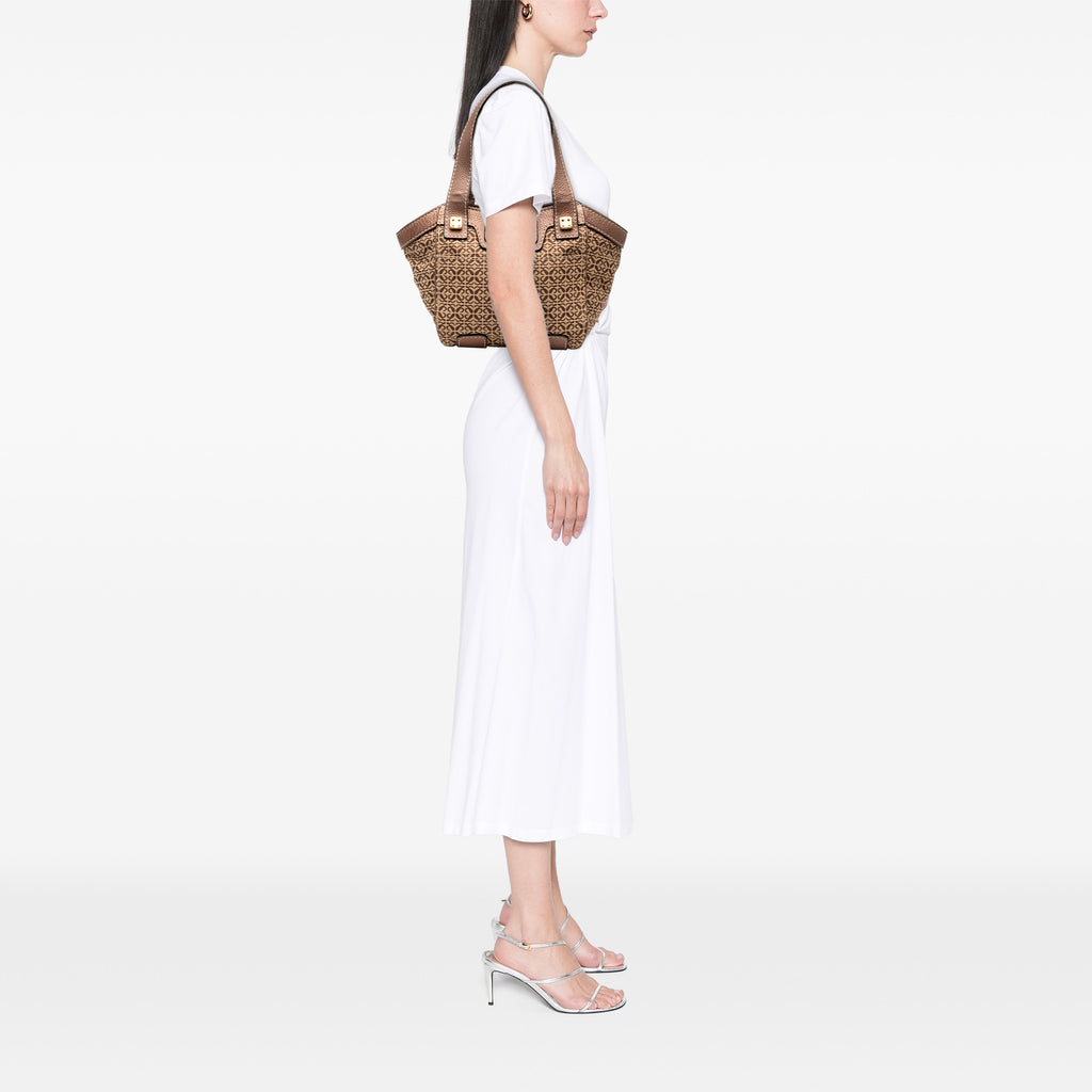 Sac Loewe Anagram Toile Cabas – photo 8