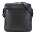 Sac Bottega Veneta Intrecciato Trimmed Cuir Bandoulière - Noir