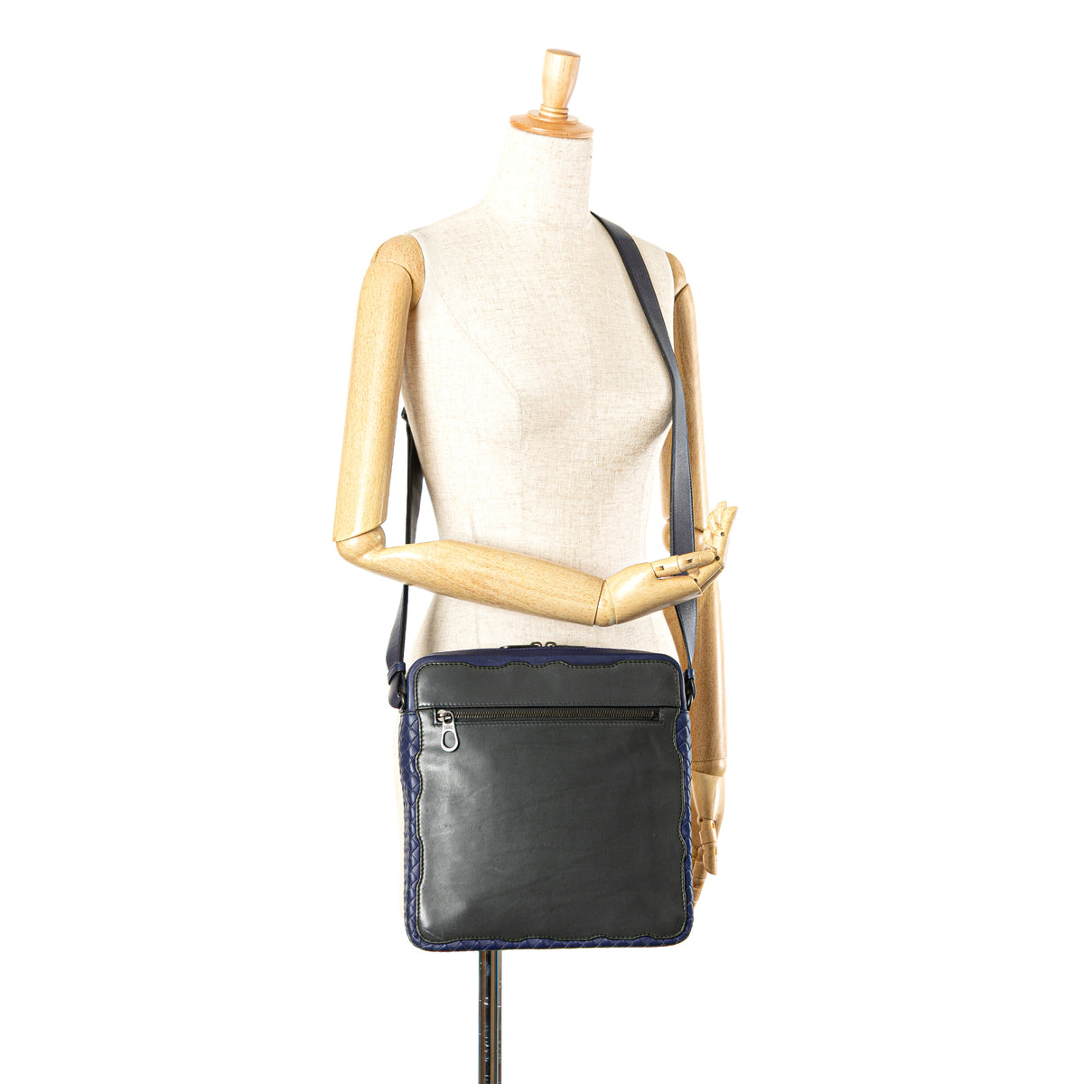 Sac Bottega Veneta Intrecciato Trimmed Cuir Bandoulière – photo 12