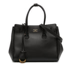 Sac Balenciaga Mini Smooth Cuir de veau Hampton Carry All Sac à main - Noir