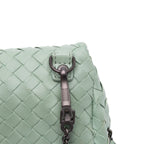 Sac Bottega Veneta Mini Nappa Intrecciato Expandable Chaîne Flap Bandoulière – photo 11