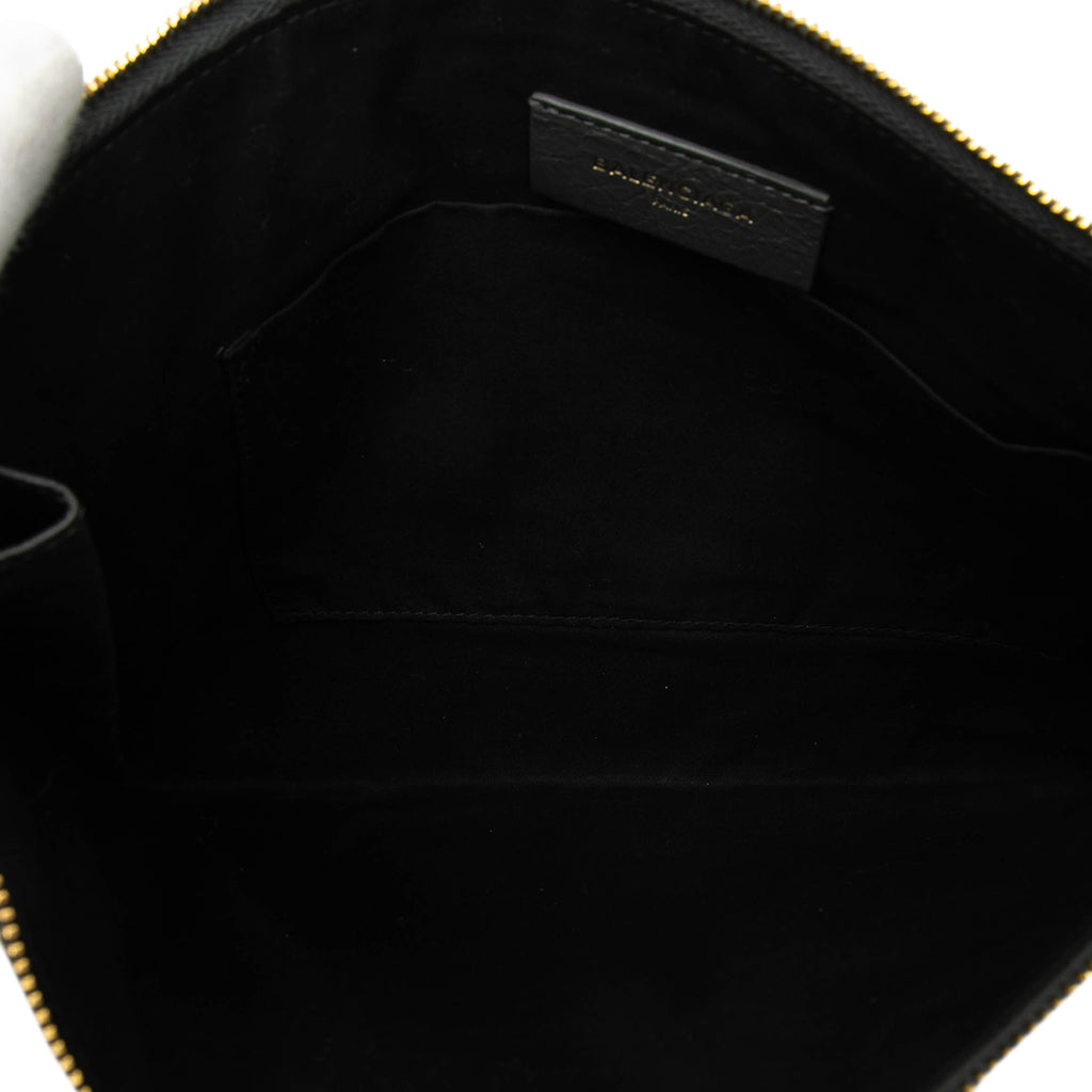 Sac Balenciaga Cuir d’agneau Motocross Classic Zip Around Flat Pochette – photo 4
