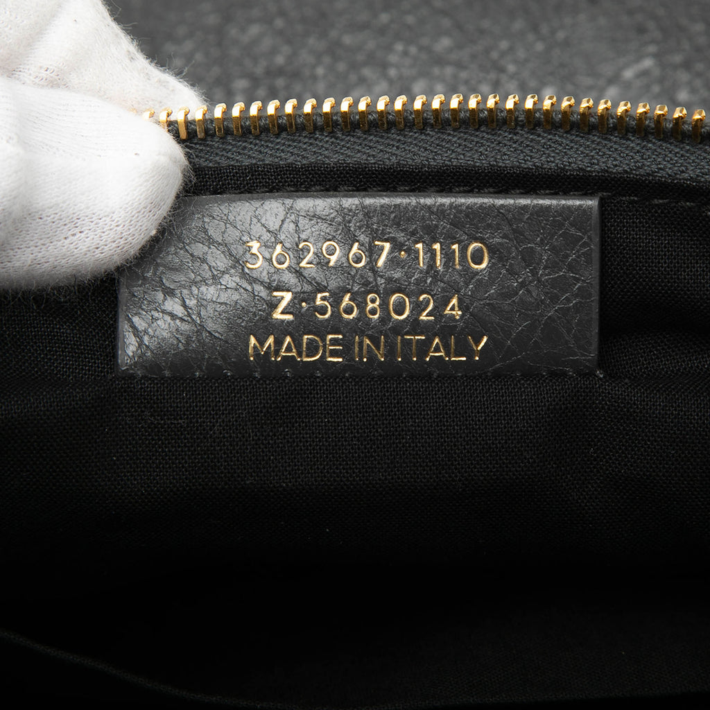 Sac Balenciaga Cuir d’agneau Motocross Classic Zip Around Flat Pochette – photo 6