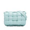 Sac Bottega Veneta Nappa Intrecciato Padded Cassette Bandoulière - Bleu