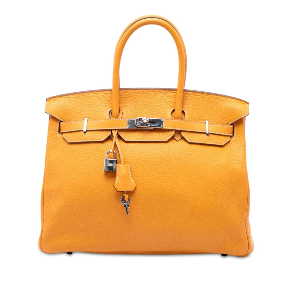 Hermès Epsom Candy Birkin Retourne 35 - Jaune