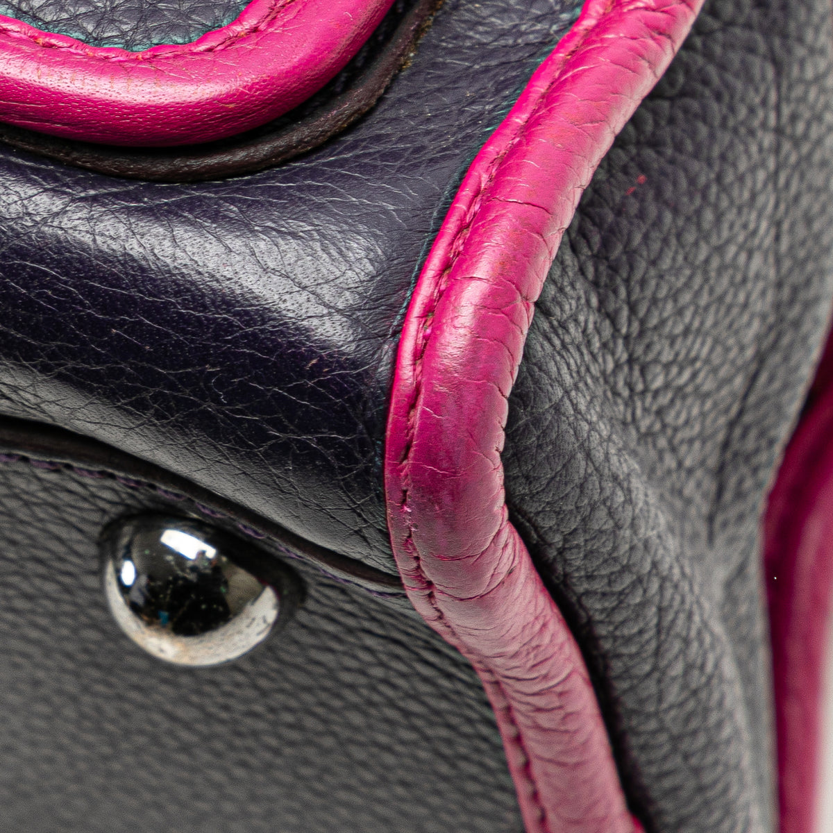Sac Loewe Bicolore Grained Cuir de veau Cruz Sac à main – photo 11
