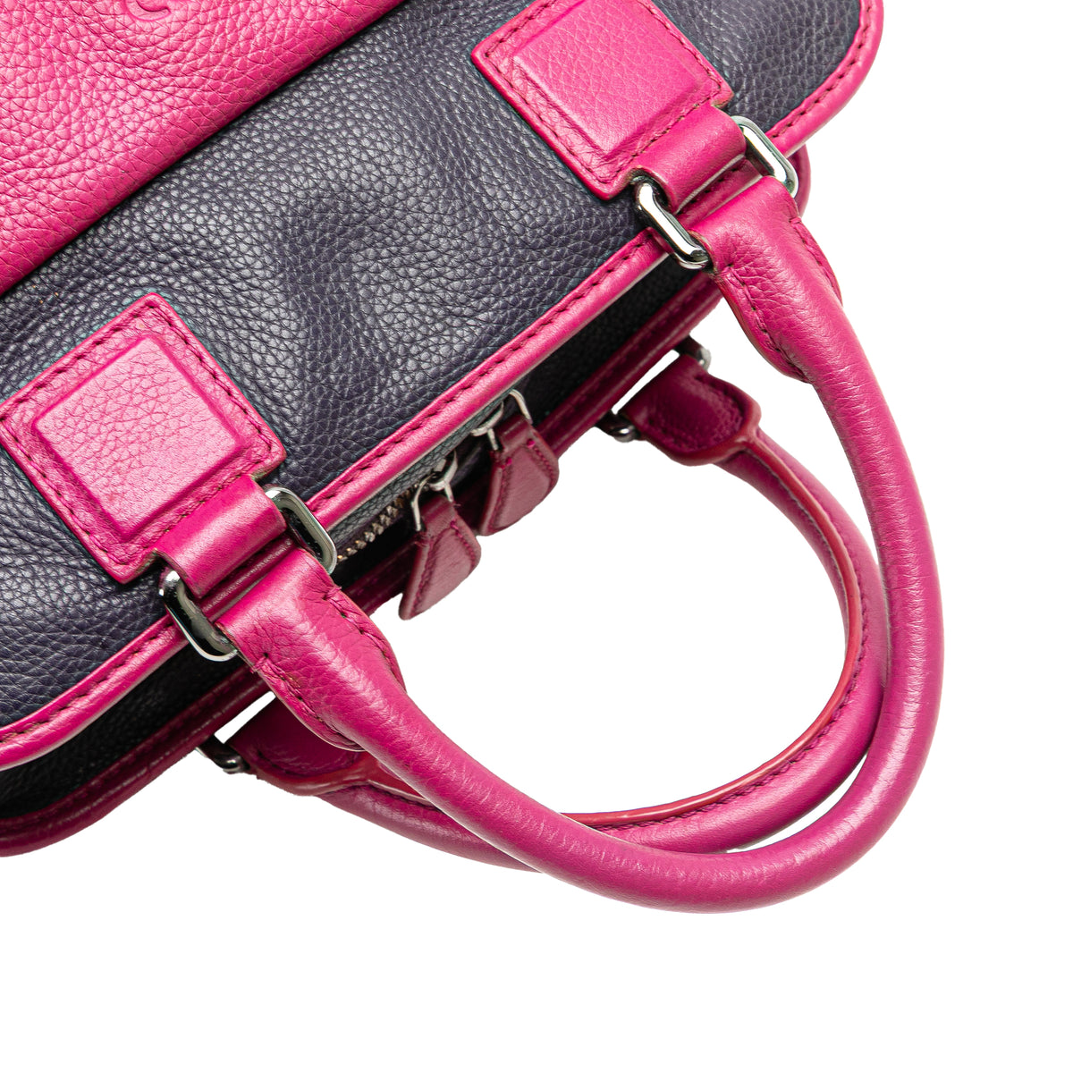Sac Loewe Bicolore Grained Cuir de veau Cruz Sac à main – photo 12