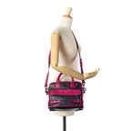 Sac Loewe Bicolore Grained Cuir de veau Cruz Sac à main – photo 14