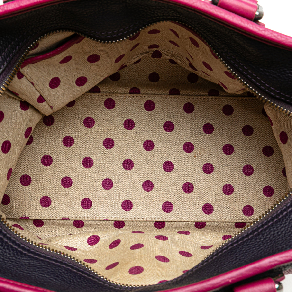 Sac Loewe Bicolore Grained Cuir de veau Cruz Sac à main – photo 4