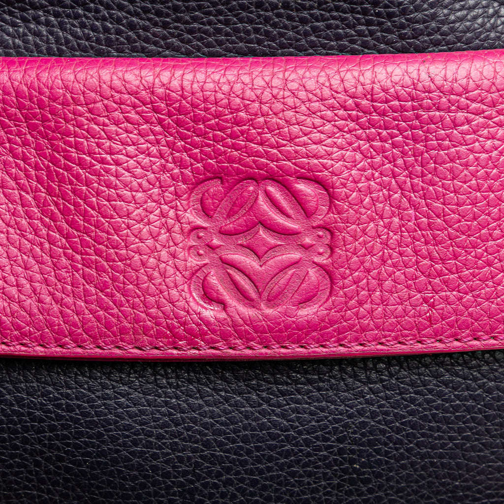 Sac Loewe Bicolore Grained Cuir de veau Cruz Sac à main – photo 6