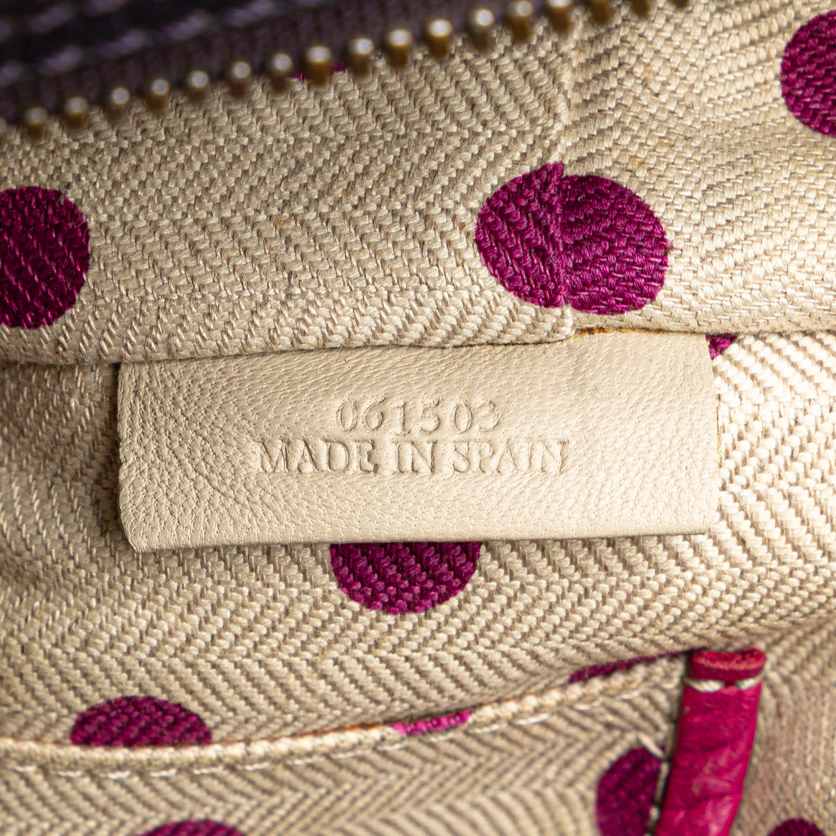 Sac Loewe Bicolore Grained Cuir de veau Cruz Sac à main – photo 7