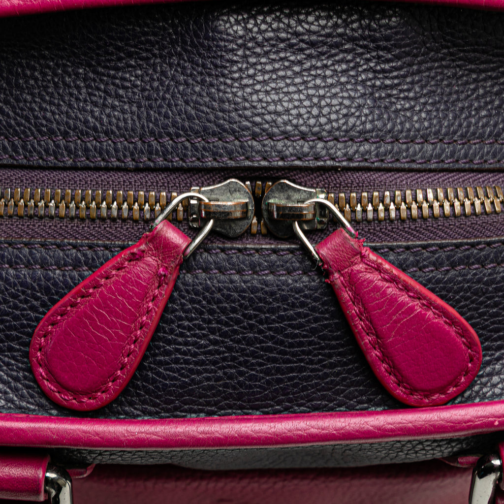 Sac Loewe Bicolore Grained Cuir de veau Cruz Sac à main – photo 9