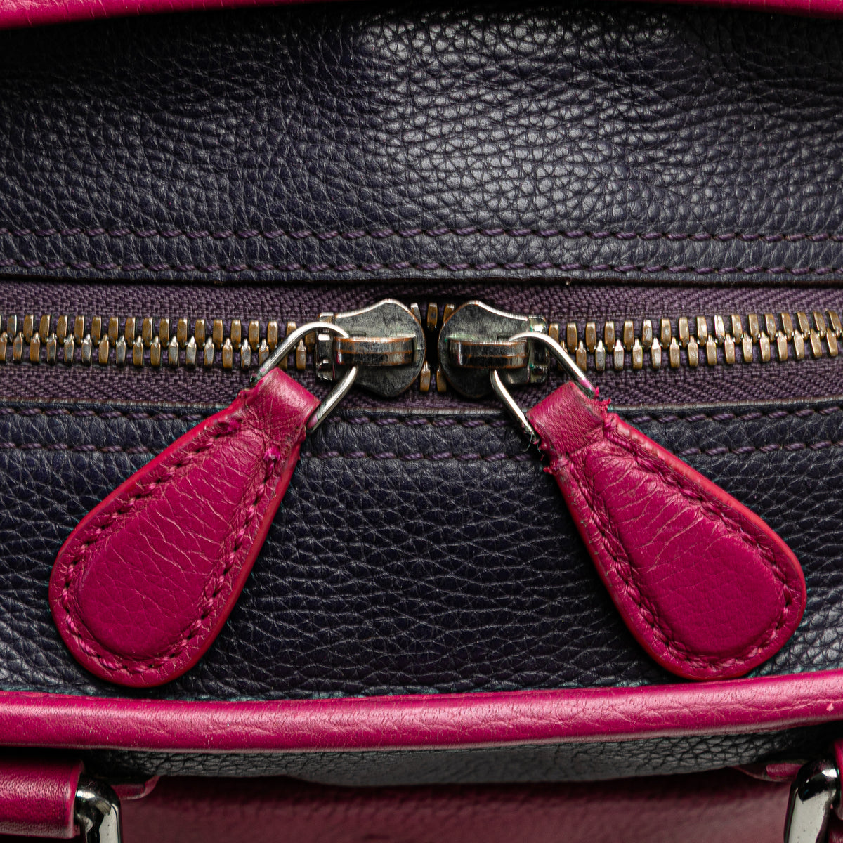 Sac Loewe Bicolore Grained Cuir de veau Cruz Sac à main – photo 9
