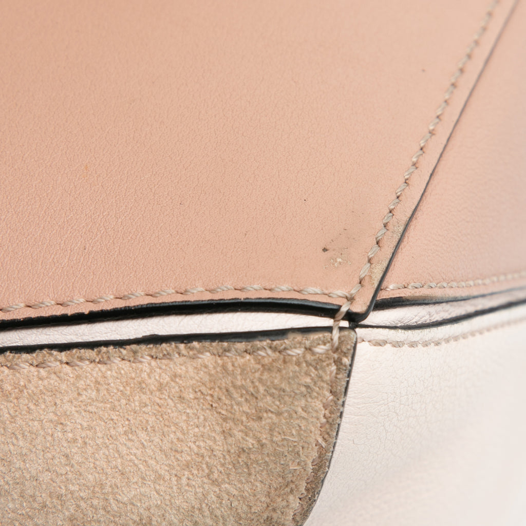 Sac Loewe Small Tricolore Cuir de veau and Daim Puzzle Sac à main – photo 11