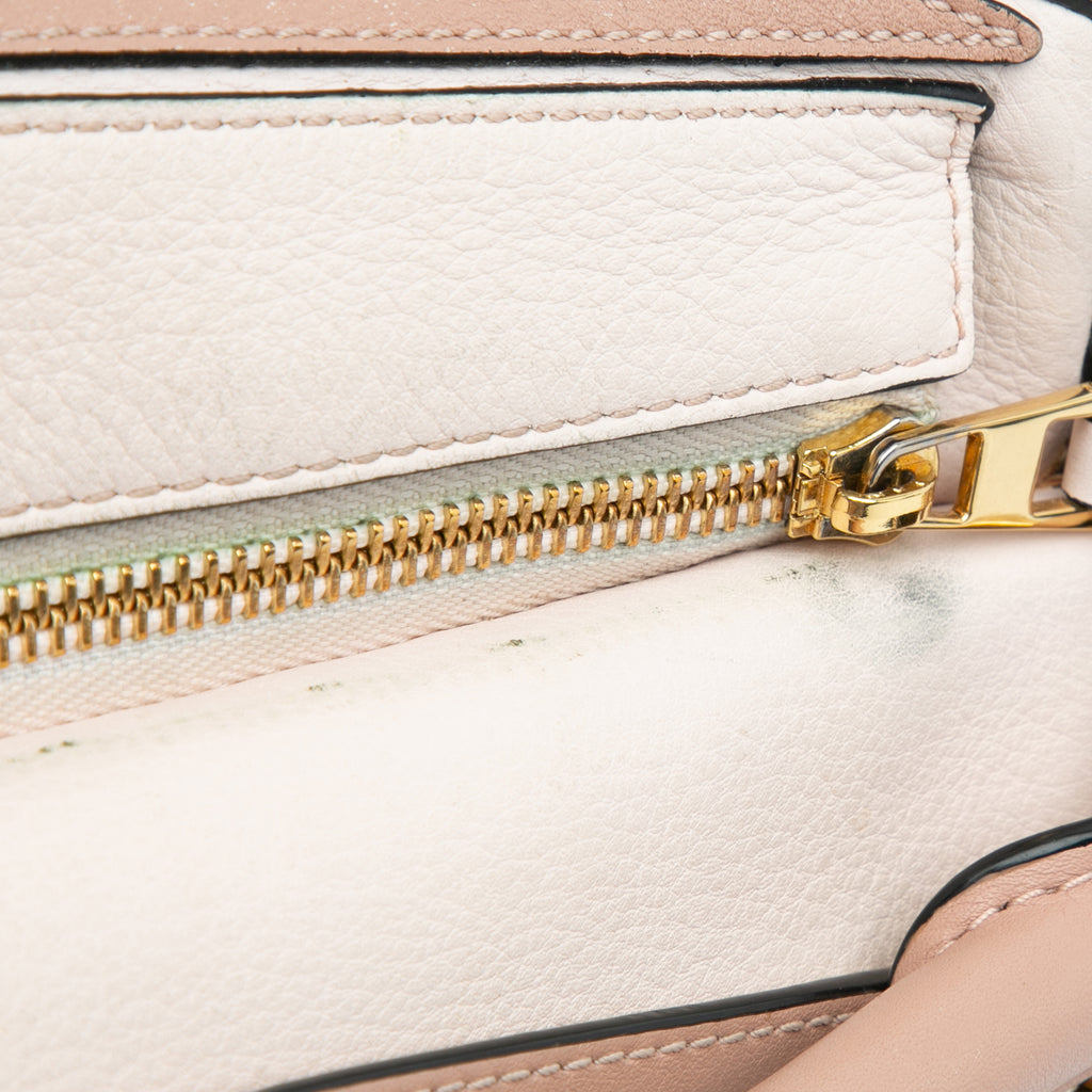 Sac Loewe Small Tricolore Cuir de veau and Daim Puzzle Sac à main – photo 13