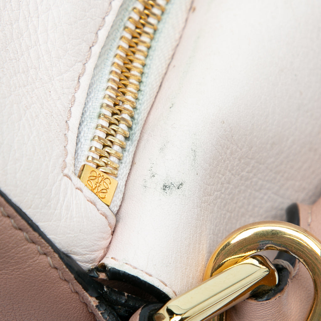 Sac Loewe Small Tricolore Cuir de veau and Daim Puzzle Sac à main – photo 14