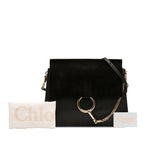 Sac Chloé Medium Cuir de veau and Daim Faye Bandoulière – photo 7