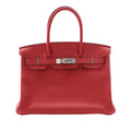 Hermès Clemence Birkin Retourne 30 - Rouge