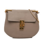 Sac Chloé Small Cuir Drew Bandoulière - Marron