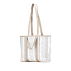 Sac Balenciaga Medium Woven Cuir de veau Barbes East West Cabas Bag – photo 2
