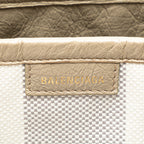 Sac Balenciaga Medium Woven Cuir de veau Barbes East West Cabas Bag – photo 5