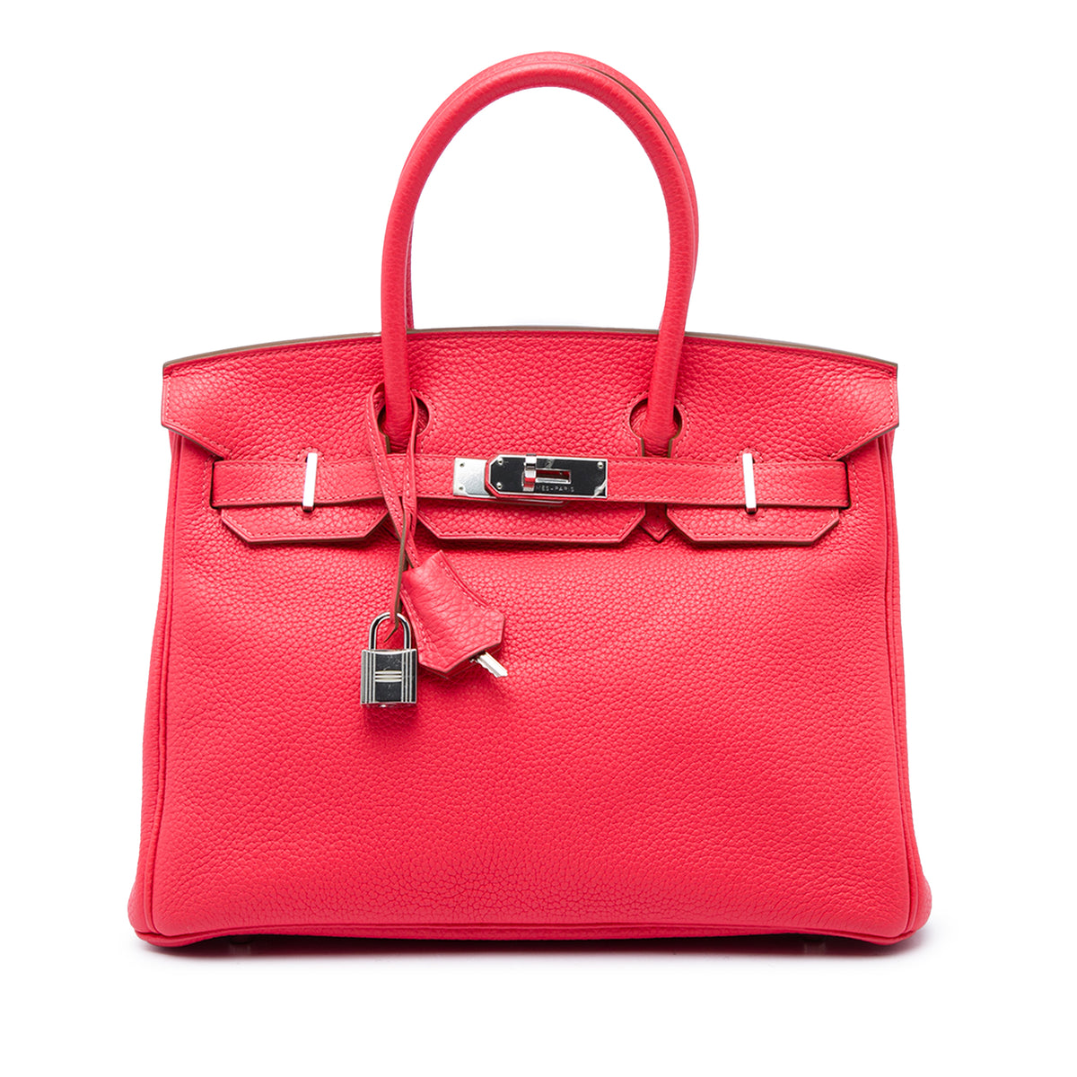 Hermès Clemence Birkin Retourne 30 - Rouge