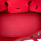 Sac Hermès Clemence Birkin Retourne 30 – photo 4