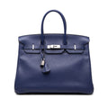 Hermès Limited Edition Taurillon Novillo Sea Surf and Fun Birkin Retourne 35 - Bleu