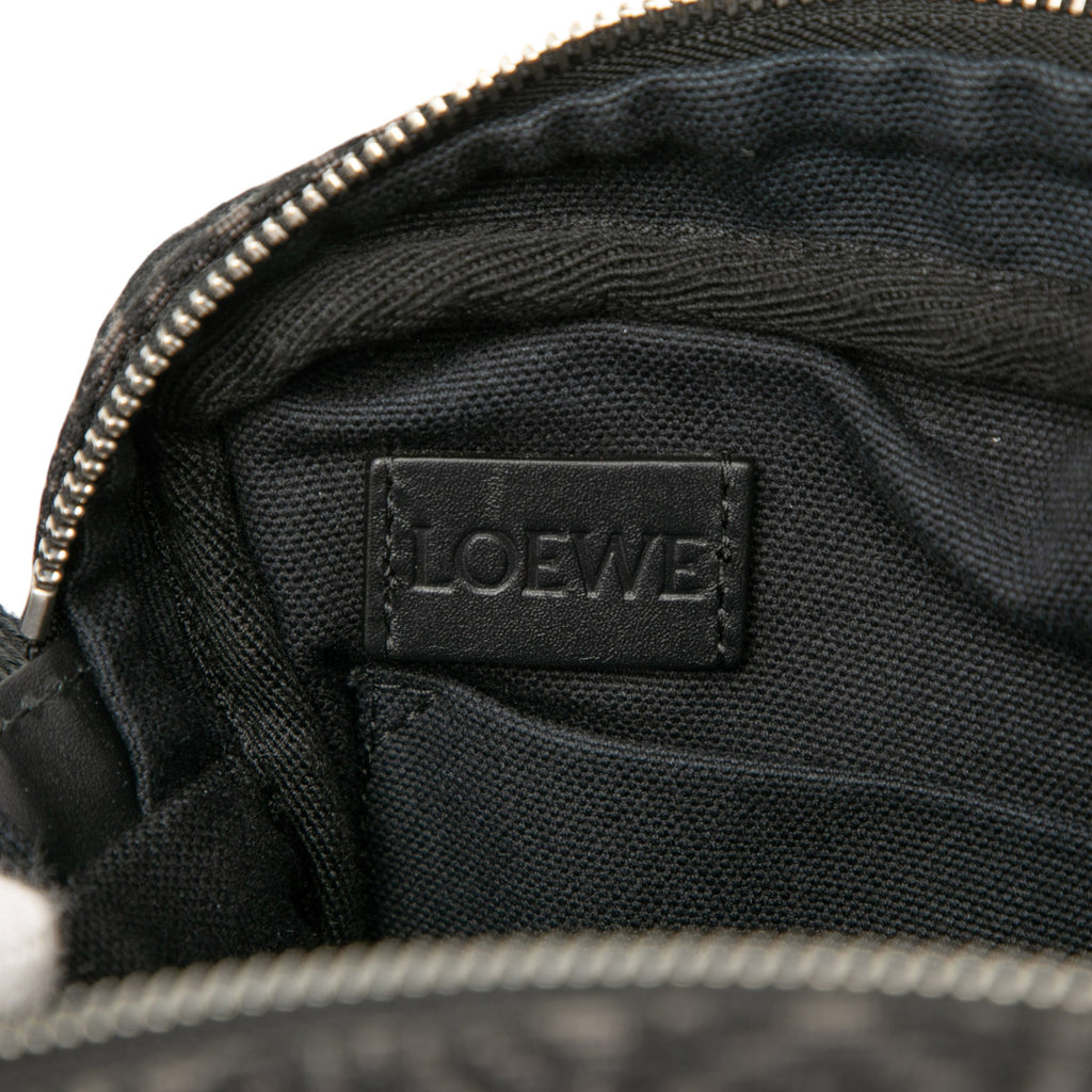 Sac Loewe XS Anagram Toile Military Sac messager – photo 5
