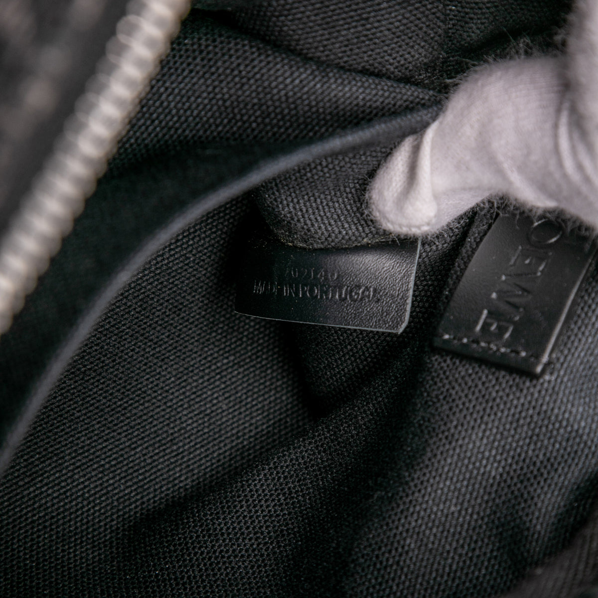 Sac Loewe XS Anagram Toile Military Sac messager – photo 6