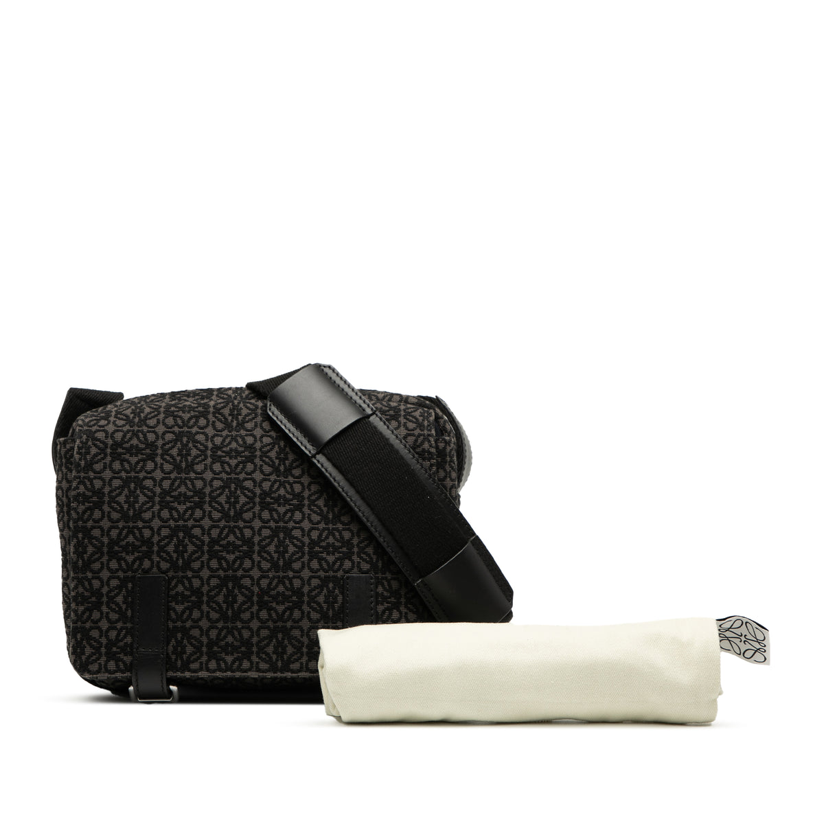 Sac Loewe XS Anagram Toile Military Sac messager – photo 8