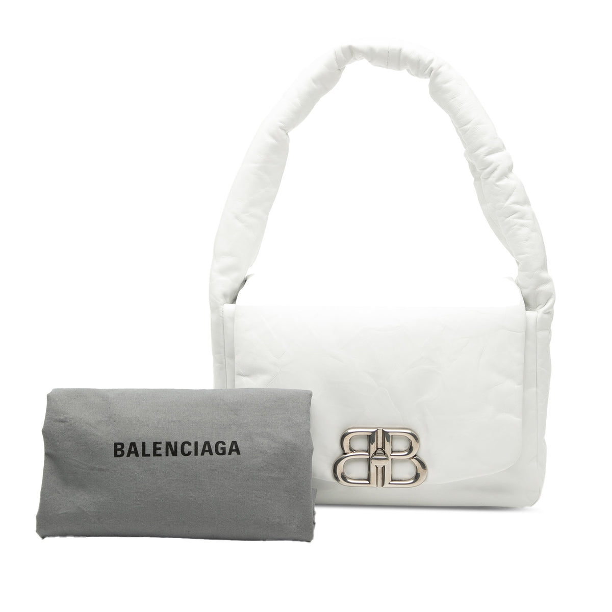 Sac Balenciaga Small Cuir de veau Monaco Sling Sac porté épaule – photo 8