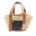 Sac Loewe Studio Ghibli My Neighbor Totoro Small Raphia Dust Bunnies Basket Cabas - Marron