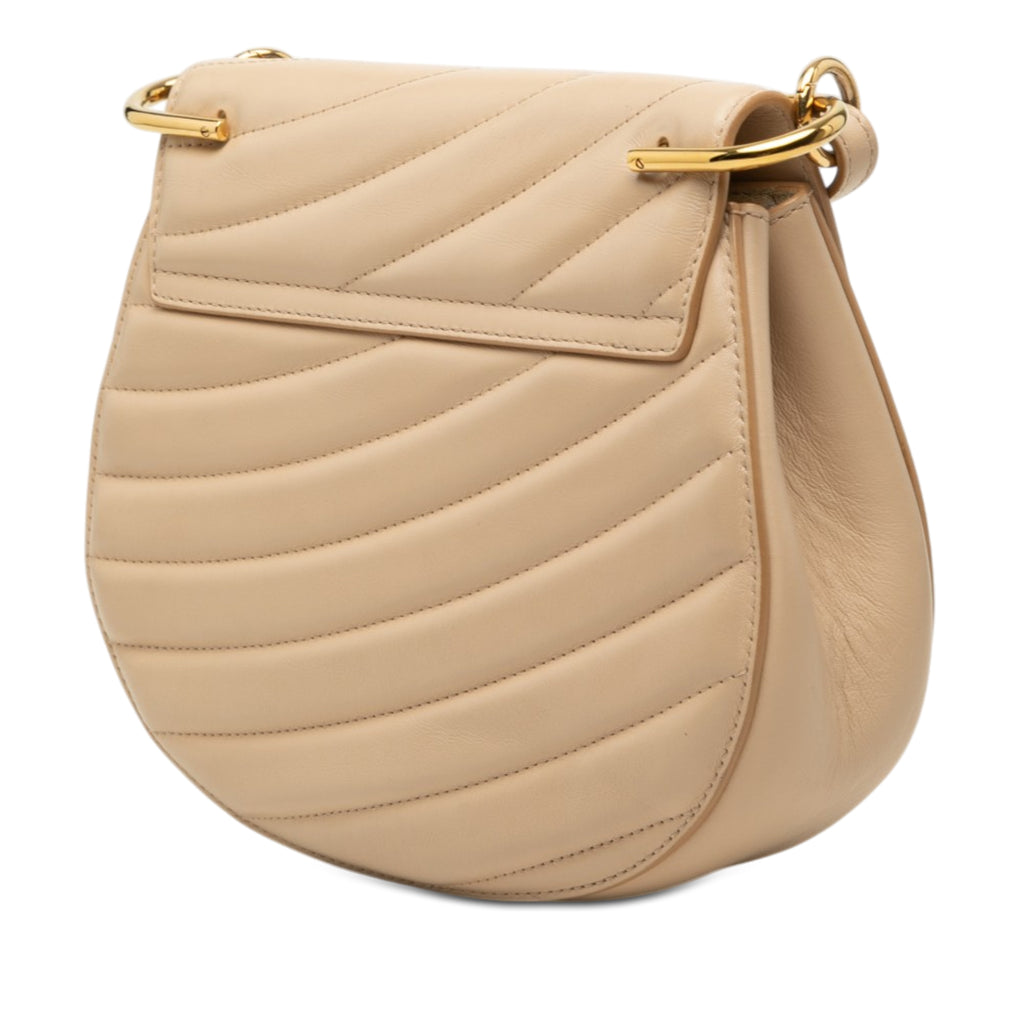 Sac Chloé Small Quilted Cuir Drew Bijou Bandoulière – photo 2